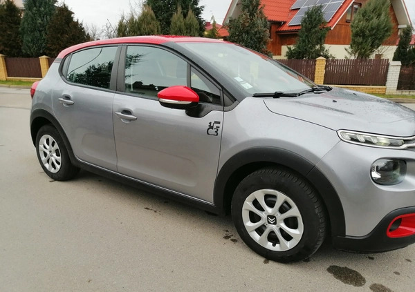 Citroen C3 cena 44500 przebieg: 68656, rok produkcji 2019 z Krasnystaw małe 352